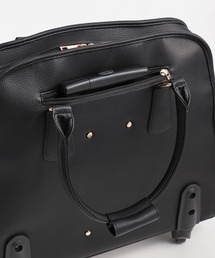 【極美品】Three Four Time ４輪マルチストライプ親子キャリーバッグ Three Four Time（ｽﾘｰﾌｫｰﾀｲﾑ）の「4輪マルチストライプ柄親子