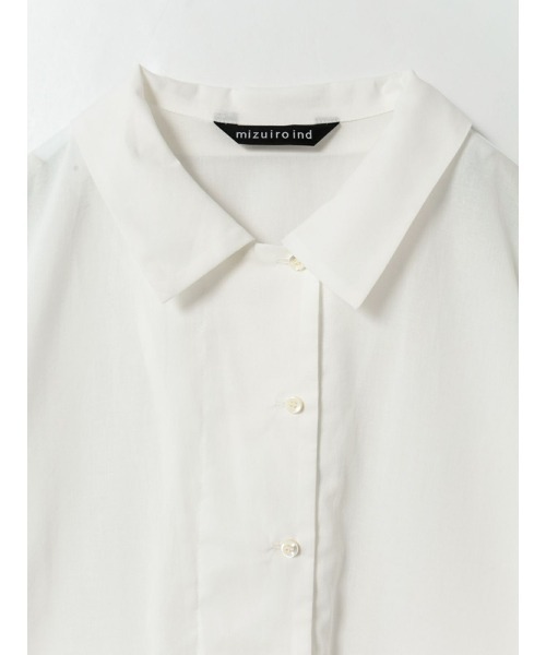 mizuiro ind 白 長袖シャツ　ポケット付き Item Feature：mizuiro ind｜MARcourt ONLINE STORE