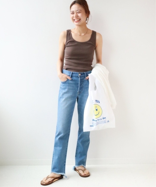 JOURNAL STANDARD relume（ジャーナルスタンダード　レリューム）の「《追加2》オーガニックコットンマルドウテレコタンクトップ（タンクトップ・レディース・ブラック/ベージュ系その他/ホワイト/グレー/ブラウン・FREE）」の22枚目の写真