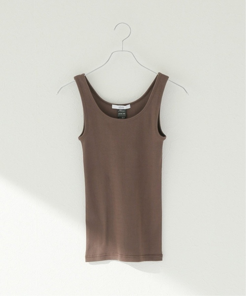 JOURNAL STANDARD relume（ジャーナルスタンダード　レリューム）の「《追加2》オーガニックコットンマルドウテレコタンクトップ（タンクトップ・レディース・ブラック/ベージュ系その他/ホワイト/グレー/ブラウン・FREE）」の11枚目の写真