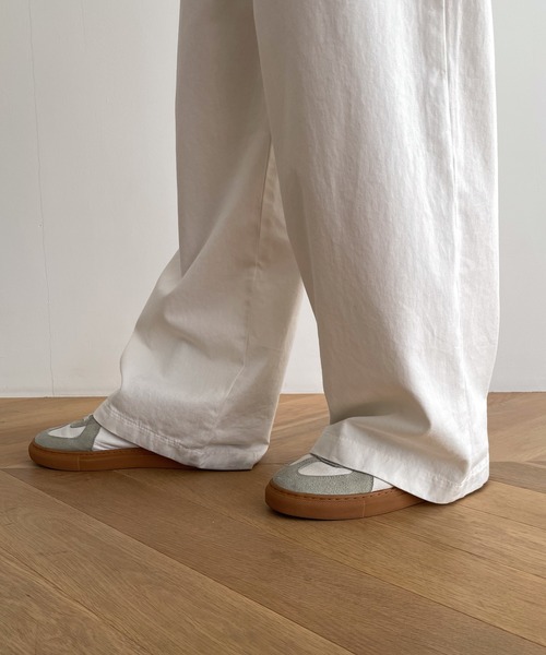 CANAL JEAN（キャナルジーン）の「El mar(エルマール) コットンストレートパンツ（その他パンツ・レディース・ブラック/ホワイト・ONE SIZE）」の18枚目の写真