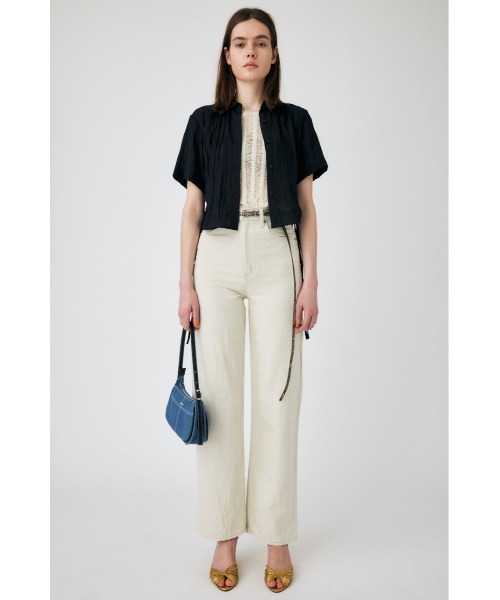 MOUSSY(マウジー)の「SIDE GATHER H/S シャツ(シャツ/ブラウス・レディース・ブラック/ターコイズブルー/オレンジ系その他/アイボリー・FREE)」の16枚目の写真