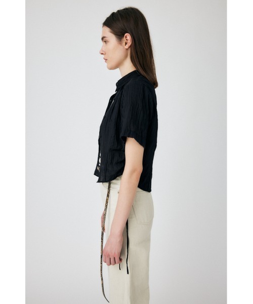 moussy - MOUSSY♡SIDE GATHER H／S シャツ moussy｜SIDE GATHER H/S シャツ | Rakuten Fashion(楽天