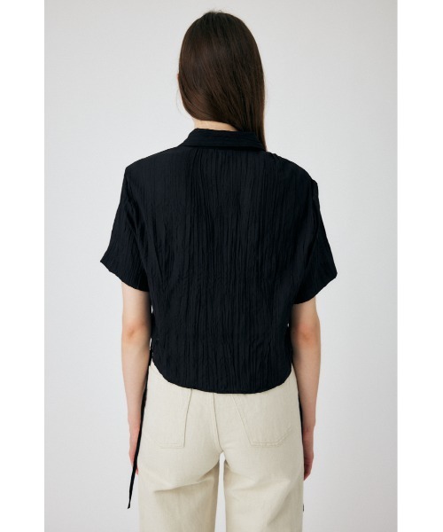 MOUSSY(マウジー)の「SIDE GATHER H/S シャツ(シャツ/ブラウス・レディース・ブラック/ターコイズブルー/オレンジ系その他/アイボリー・FREE)」の18枚目の写真