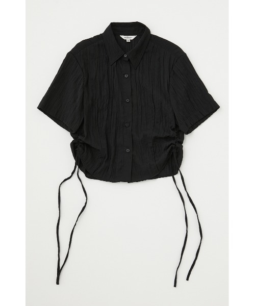moussy - MOUSSY♡SIDE GATHER H／S シャツ moussy｜SIDE GATHER H/S シャツ | Rakuten Fashion(楽天