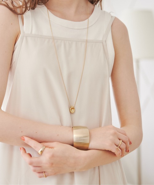 ANGIE（アンジー）の「ウェーブモチーフネックレス（ネックレス・レディース・シルバー系1/シルバー系2/シルバー系3/ゴールド系1/ゴールド系2/ゴールド系3・FREE）」の5枚目の写真