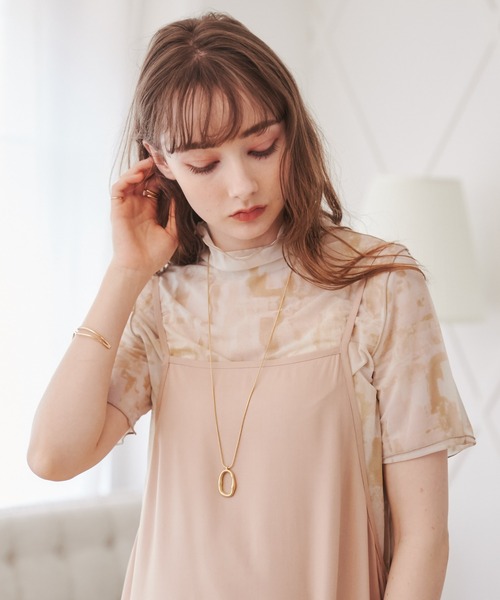 ANGIE（アンジー）の「ウェーブモチーフネックレス（ネックレス・レディース・シルバー系1/シルバー系2/シルバー系3/ゴールド系1/ゴールド系2/ゴールド系3・FREE）」の6枚目の写真