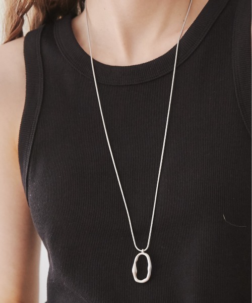 ANGIE（アンジー）の「ウェーブモチーフネックレス（ネックレス・レディース・シルバー系1/シルバー系2/シルバー系3/ゴールド系1/ゴールド系2/ゴールド系3・FREE）」の18枚目の写真