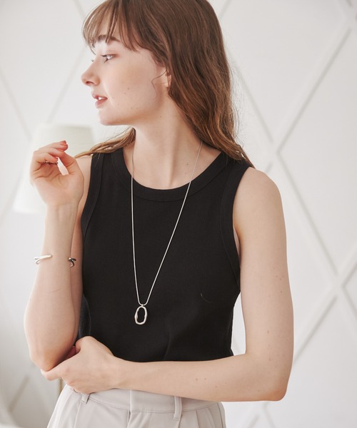 ANGIE（アンジー）の「ウェーブモチーフネックレス（ネックレス・レディース・シルバー系1/シルバー系2/シルバー系3/ゴールド系1/ゴールド系2/ゴールド系3・FREE）」の21枚目の写真