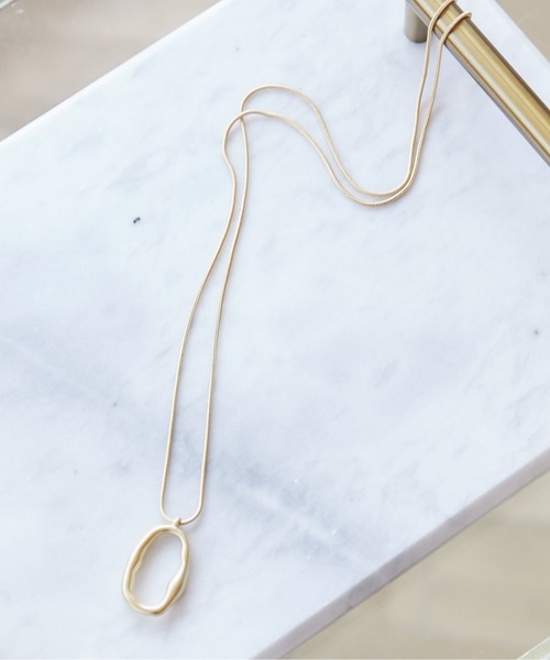 ANGIE（アンジー）の「ウェーブモチーフネックレス（ネックレス・レディース・シルバー系1/シルバー系2/シルバー系3/ゴールド系1/ゴールド系2/ゴールド系3・FREE）」の9枚目の写真