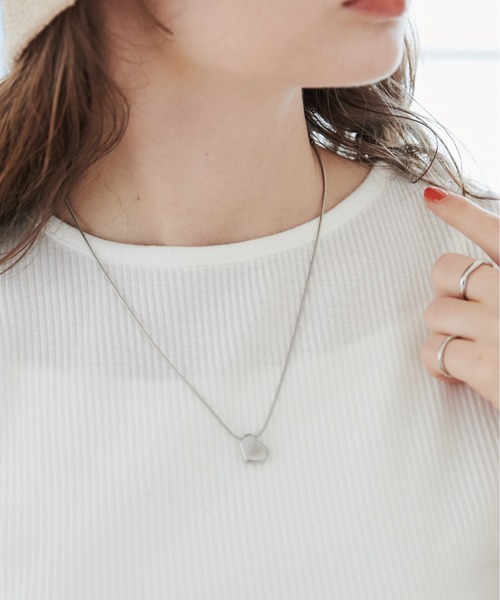 ANGIE（アンジー）の「ウェーブモチーフネックレス（ネックレス・レディース・シルバー系1/シルバー系2/シルバー系3/ゴールド系1/ゴールド系2/ゴールド系3・FREE）」の17枚目の写真