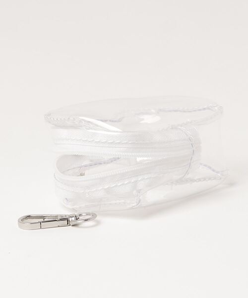 WEGO（ウィゴー）の「WEGO/【一部店限定】立体クリアミニポーチ（ポーチ・レディース・ブラック/イエロー/ブルー/ホワイト/レッド/グリーン系その他/サックスブルー/ライトパープル/ライトピンク・FREE）」の11枚目の写真