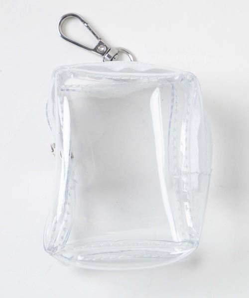 WEGO（ウィゴー）の「WEGO/【一部店限定】立体クリアミニポーチ（ポーチ・レディース・ブラック/イエロー/ブルー/ホワイト/レッド/グリーン系その他/サックスブルー/ライトパープル/ライトピンク・FREE）」の12枚目の写真