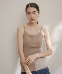 SALON adam et rope' | ブラパット付キャミソール -CreamyCotton /クリーミーコットン-(キャミソール)