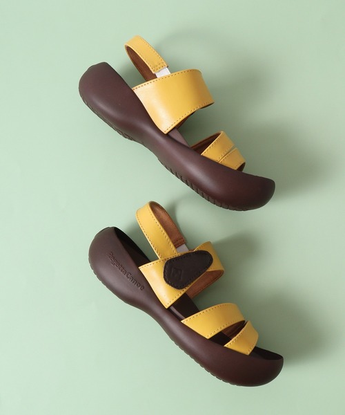 Regetta Canoe（リゲッタカヌー）の「軽量キッズサンダル（サンダル・キッズ・オレンジ系その他/レッド/ネイビー×ホワイト/スカイブルー/コーラルピンク/ホワイト/トリコロール/マスタード・20/21/18/19/22/17/16）」の5枚目の写真