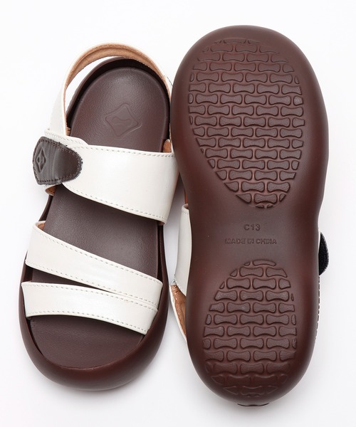 Regetta Canoe（リゲッタカヌー）の「軽量キッズサンダル（サンダル・キッズ・オレンジ系その他/レッド/ネイビー×ホワイト/スカイブルー/コーラルピンク/ホワイト/トリコロール/マスタード・20/21/18/19/22/17/16）」の16枚目の写真