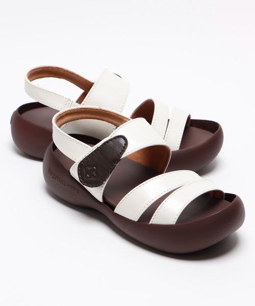 Regetta Canoe（リゲッタカヌー）の「軽量キッズサンダル（サンダル・キッズ・オレンジ系その他/レッド/ネイビー×ホワイト/スカイブルー/コーラルピンク/ホワイト/トリコロール/マスタード・20/21/18/19/22/17/16）」の14枚目の写真