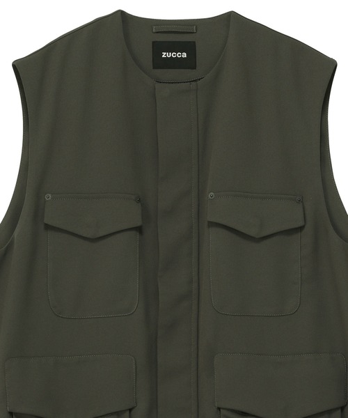 ZUCCa（ズッカ）の「PEオックスドビー/ベスト（ベスト・メンズ・ブラック/カーキ・X-SMALL/M size）」の12枚目の写真