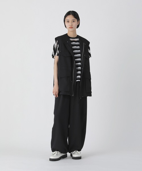 ZUCCa（ズッカ）の「PEオックスドビー/ベスト（ベスト・メンズ・ブラック/カーキ・X-SMALL/M size）」の6枚目の写真