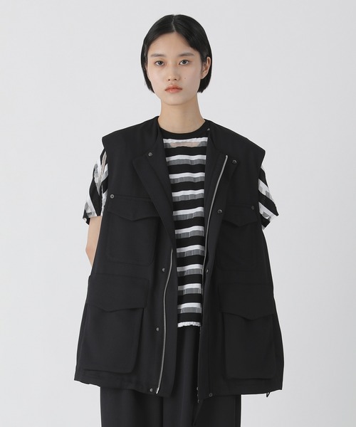 ZUCCa（ズッカ）の「PEオックスドビー/ベスト（ベスト・メンズ・ブラック/カーキ・X-SMALL/M size）」の11枚目の写真