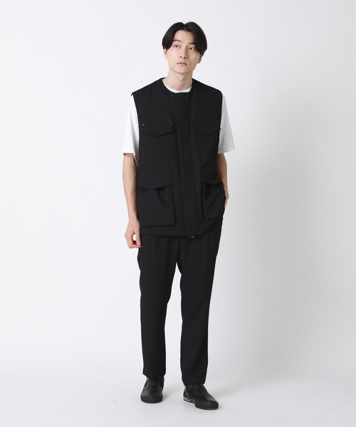 ZUCCa（ズッカ）の「PEオックスドビー/ベスト（ベスト・メンズ・ブラック/カーキ・X-SMALL/M size）」の14枚目の写真