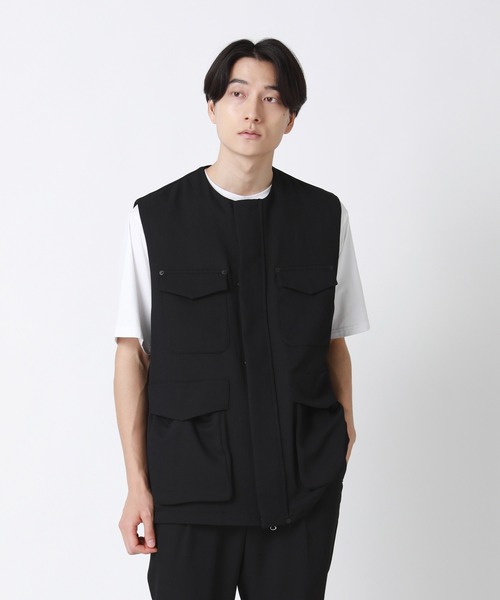 ZUCCa（ズッカ）の「PEオックスドビー/ベスト（ベスト・メンズ・ブラック/カーキ・X-SMALL/M size）」の15枚目の写真