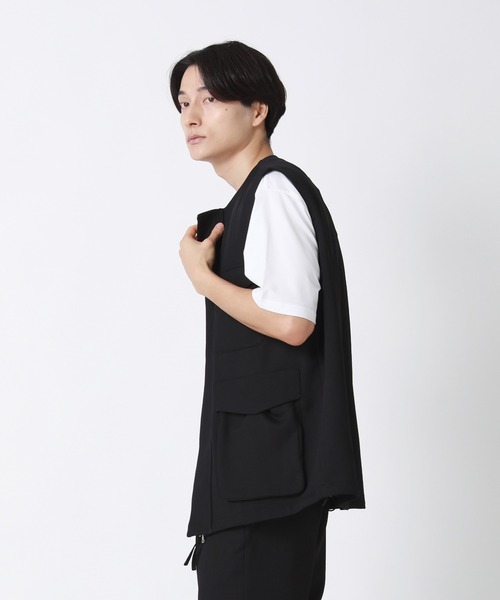 ZUCCa（ズッカ）の「PEオックスドビー/ベスト（ベスト・メンズ・ブラック/カーキ・X-SMALL/M size）」の16枚目の写真