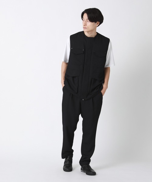 ZUCCa（ズッカ）の「PEオックスドビー/ベスト（ベスト・メンズ・ブラック/カーキ・X-SMALL/M size）」の18枚目の写真