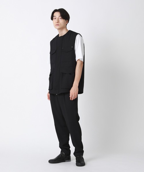 ZUCCa（ズッカ）の「PEオックスドビー/ベスト（ベスト・メンズ・ブラック/カーキ・X-SMALL/M size）」の19枚目の写真