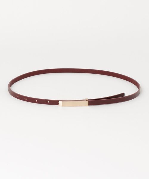 Hawk Company（ホークカンパニー）の「【Hawk Company】プレーンベルト 1012（ベルト・レディース・アイボリー/ブラウン・FREE）」の8枚目の写真