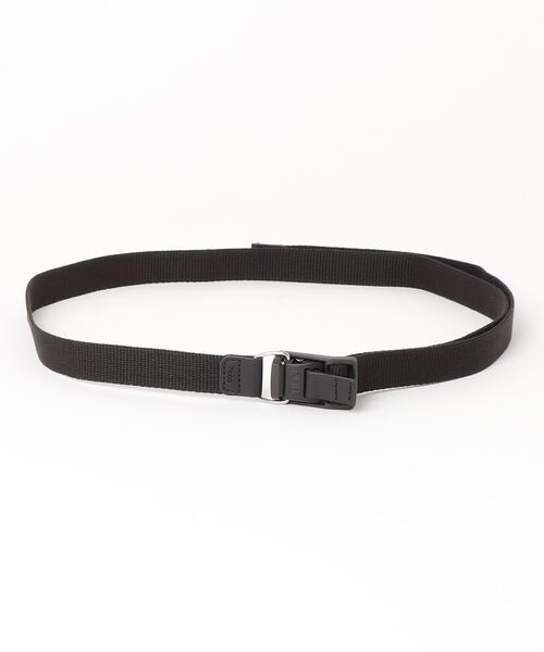 hobo（ホーボー）の「【hobo / ホーボー】LONG BELT ACRYLIC TAPE with FIDLOCK BUCKLE（ベルト・メンズ・ベージュ/ブラック/イエロー/オリーブ・FREE）」の7枚目の写真