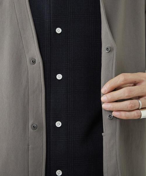 MEN'S MELROSE（メンズメルローズ）の「トリコットピケカーディガン（カーディガン/ボレロ・メンズ・モカ/ブルー/ブラック・4/3/2）」の10枚目の写真