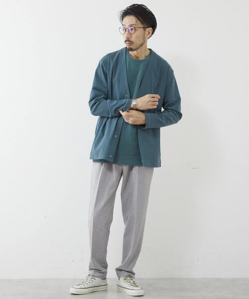 MEN'S MELROSE（メンズメルローズ）の「トリコットピケカーディガン（カーディガン/ボレロ・メンズ・モカ/ブルー/ブラック・4/3/2）」の18枚目の写真