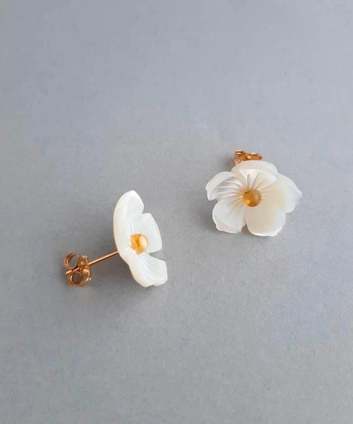 １4Kgf天然石ピアス　tetete♪tensino♪hane♪ 14KGF ピアス | Ratna 《ラトナ》Gemstone Jewelry