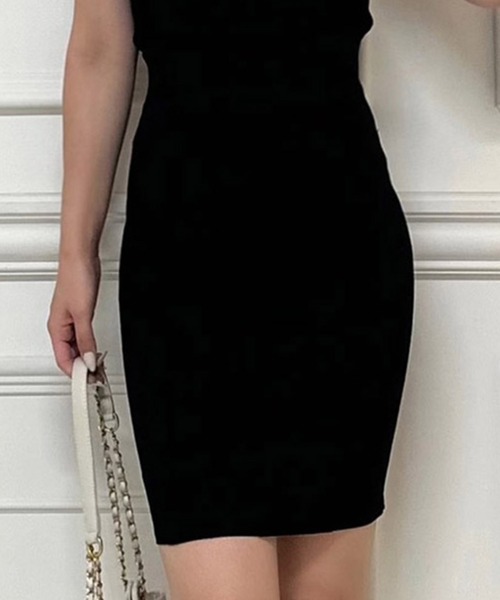 ROYAL PARTY（ロイヤルパーティー）の「ガムストレッチタイトスカート’23a（スカート・レディース・ブラック/ボルドー/ベージュ/カーキ・FREE）」の10枚目の写真