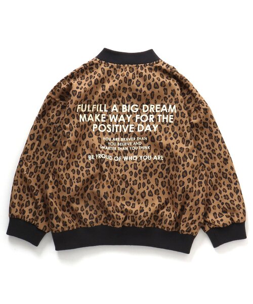 BREEZE(ブリーズ)の「バックロゴMA-1ブルゾン(MA-1・キッズ・レインボー/カーキ/ベージュ・90/100/150/80/130/110/120/140)」の8枚目の写真