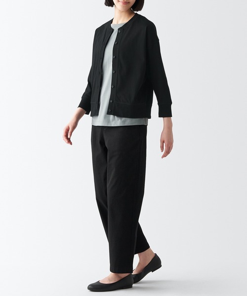 無印良品（ムジルシリョウヒン）の「ＵＶカット天竺編みカーディガン（カーディガン/ボレロ・レディース・ベージュ系1/ブラウン/ブラック/ダークグレー/ブラウン系1/スモーキーグリーン系・S/XL/M/XS/XXL/L）」の11枚目の写真