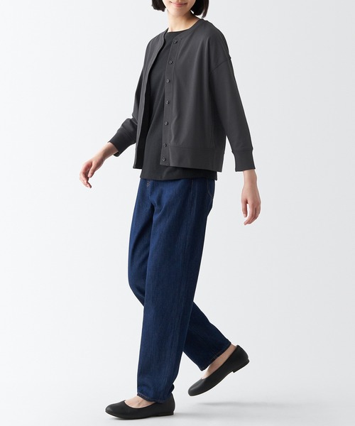 無印良品（ムジルシリョウヒン）の「ＵＶカット天竺編みカーディガン（カーディガン/ボレロ・レディース・ベージュ系1/ブラウン/ブラック/ダークグレー/ブラウン系1/スモーキーグリーン系・S/XL/M/XS/XXL/L）」の17枚目の写真