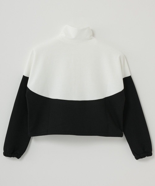 repipi armario（レピピ アルマリオ）の「【repipi armario / レピピアルマリオ】ガールズ裏毛クロップド丈ジャケット　プルオーバー（その他アウター・キッズ・パープル/ブラック/サックスブルー・150/160/170/140）」の11枚目の写真