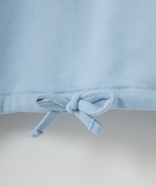 repipi armario（レピピ アルマリオ）の「【repipi armario / レピピアルマリオ】ガールズ裏毛クロップド丈ジャケット　プルオーバー（その他アウター・キッズ・パープル/ブラック/サックスブルー・150/160/170/140）」の19枚目の写真