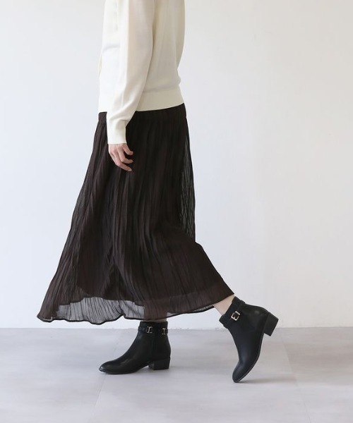 値下げしました☆【新品未使用】フラワーカットサイドゴアベルト