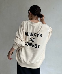 【DOUDOU】2枚set ロングTEE カットソー ホワイト×ブラック antiqua ポンチロンT ロンT レディース トップス 長袖