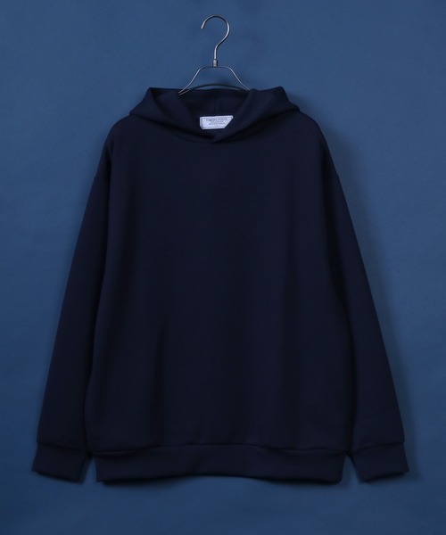 ANPAS(アンパス)の「Soft Cardboard Knit Oversized Sweat Hoodie/別注 ソフトダンボールニット オーバーサイズ パーカー(パーカー・メンズ・アイボリー/グレイッシュベージュ/ブラック/チャコールグレー/ネイビー/ブルー系その他/ダークグリーン/グレー系その他/ホワイト系その他/ベージュ系その他/ベージュ系その他2/ホワイト系その他2/ブラック系その他・M/L/LL)」の12枚目の写真