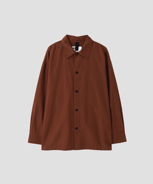 MHL.（エムエイチエル）の「MOLESKIN COTTON SHIRTING（シャツ/ブラウス・メンズ・グレー系その他4/オレンジ系その他3・LARGE/MEDIUM/SMALL）」の4枚目の写真