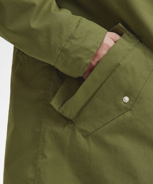 FRED PERRY（フレッドペリー）の「Fur Lined Fishtail Parka／ファーライナーフィッシュテールパーカー（モッズコート・メンズ・グリーン・M/L）」の16枚目の写真