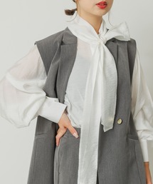 2WAYボウタイブラウス