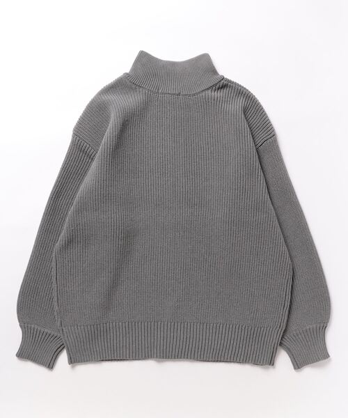 hellam（へラム）の「Wジップ ハイネックニットカーディガン