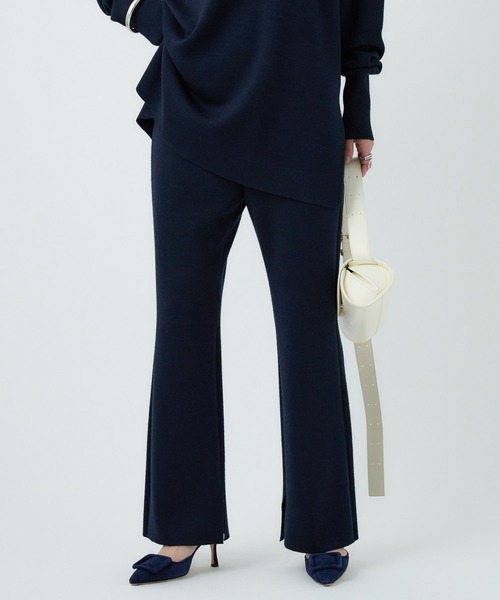 新品未使用！cccmalie ラウンジパンツ　ネイビー sacai(サカイ) 25AWDouble-Faced Wool Melton Pantsウール