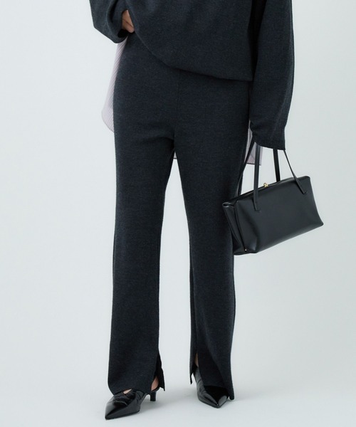 Chaos（カオス）の「Chaos(カオス)/◇金子綾さんYouTube紹介◇ シエラウールニットパンツ 【セットアップ可】（その他パンツ・レディース・ブラウン/ベージュ/チャコール/ブラック/ネイビー/ブラウン系その他・FREE）」の13枚目の写真