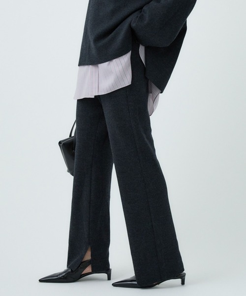 Chaos（カオス）の「Chaos(カオス)/◇金子綾さんYouTube紹介◇ シエラウールニットパンツ 【セットアップ可】（その他パンツ・レディース・ブラウン/ベージュ/チャコール/ブラック/ネイビー/ブラウン系その他・FREE）」の9枚目の写真